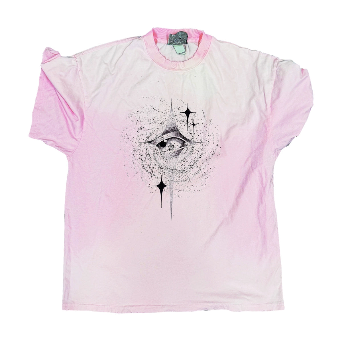 Eye Art Print Short Sleeve T-Shirt WN16896