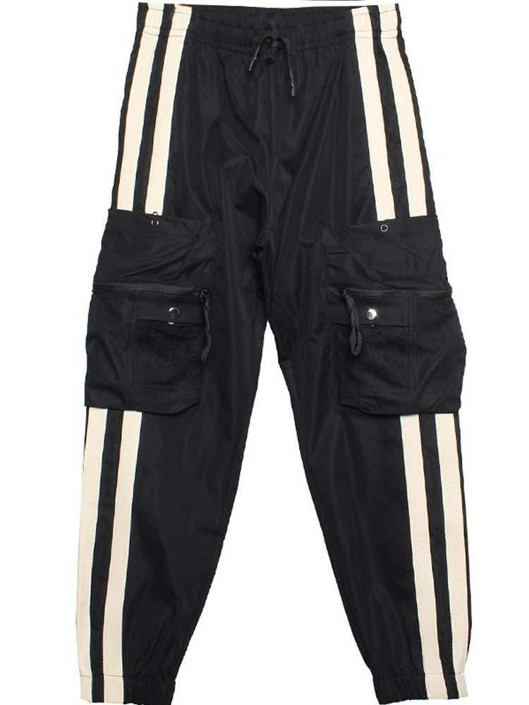 Stripe Large Pocket Cargo Pants WN22392