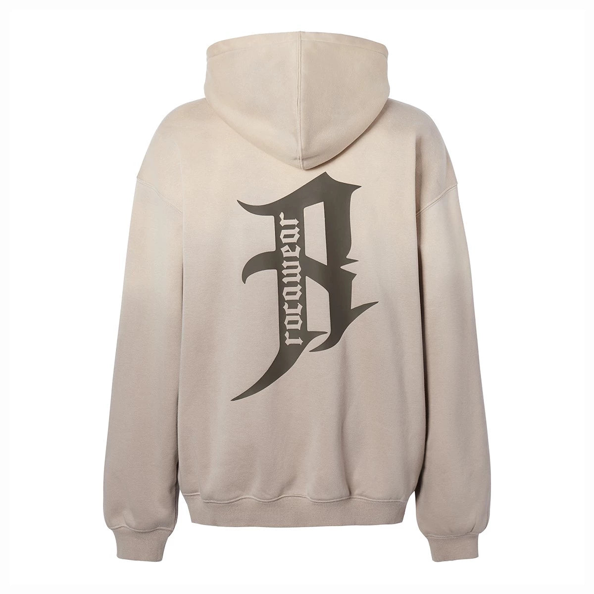 Gradient Print Oversize Fleece Lining Hoodie WN17903