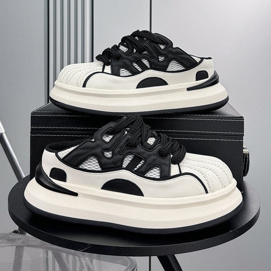 Thick-Sole Shell-Toe Slip-On Shoes WN24740