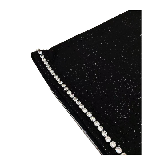 Rhinestone Crystal Detail Short Pants WN20695