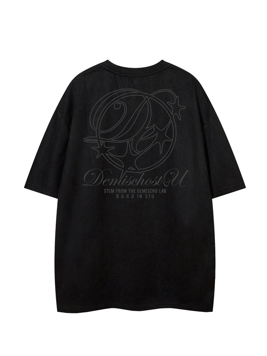 Faded Logo Print Short Sleeve T-Shirt WN25803
