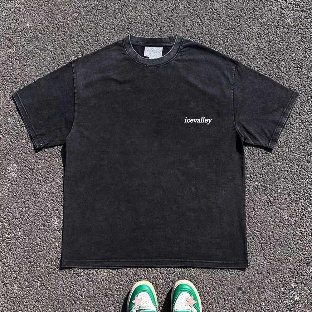 Graffiti Art Print Oversize Short Sleeve T-Shirt WN16705