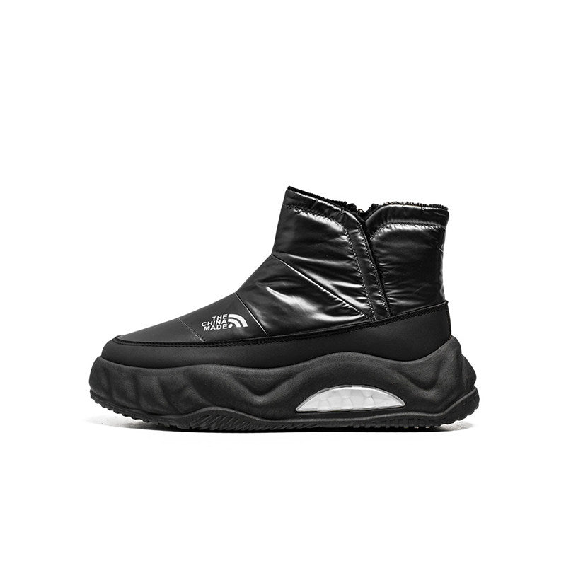 Glossy Panel Platform Winter Boots WN23448