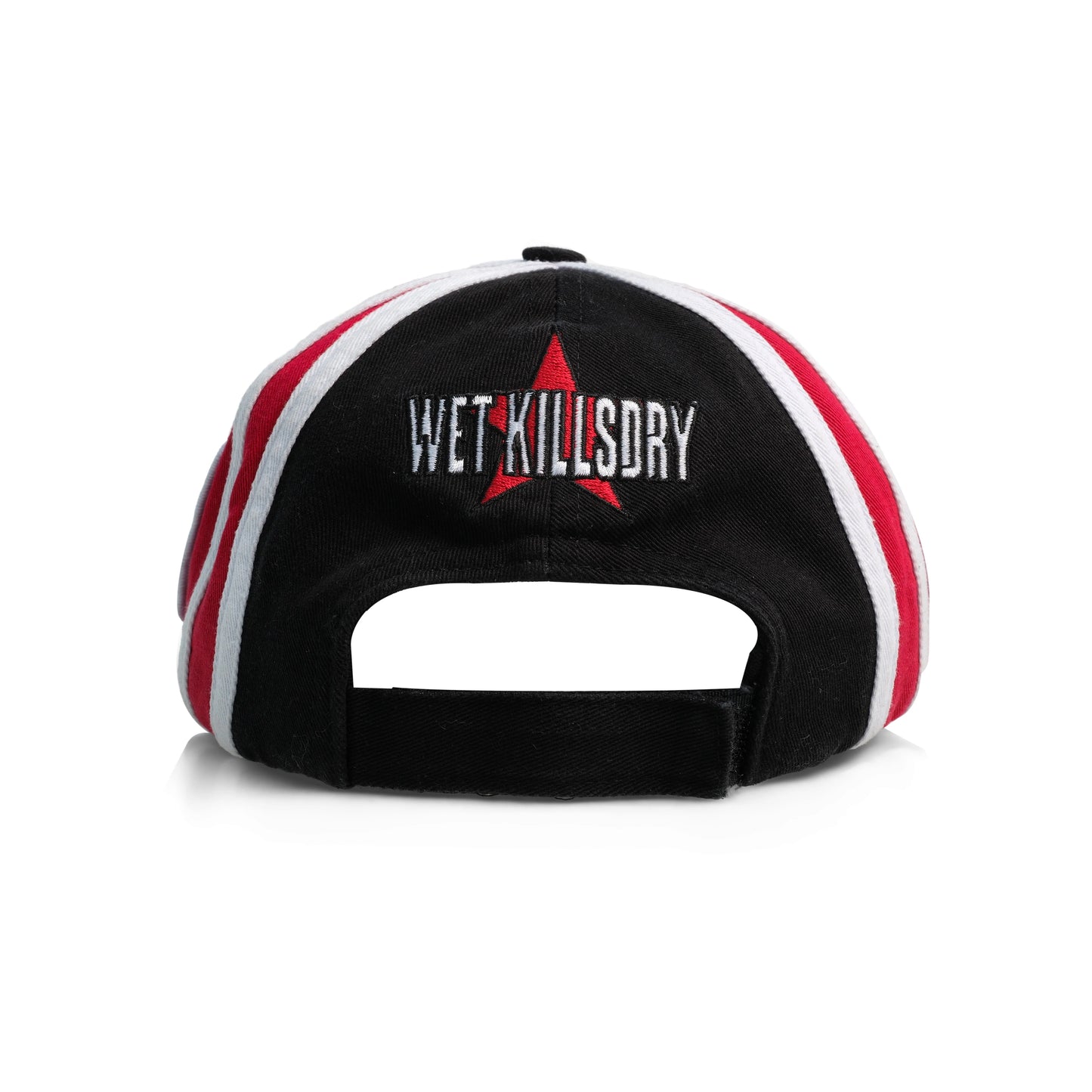 WN26654 THEWET American vintage letter embroidery black and red patchwork baseball cap stripes unisex style WN26654