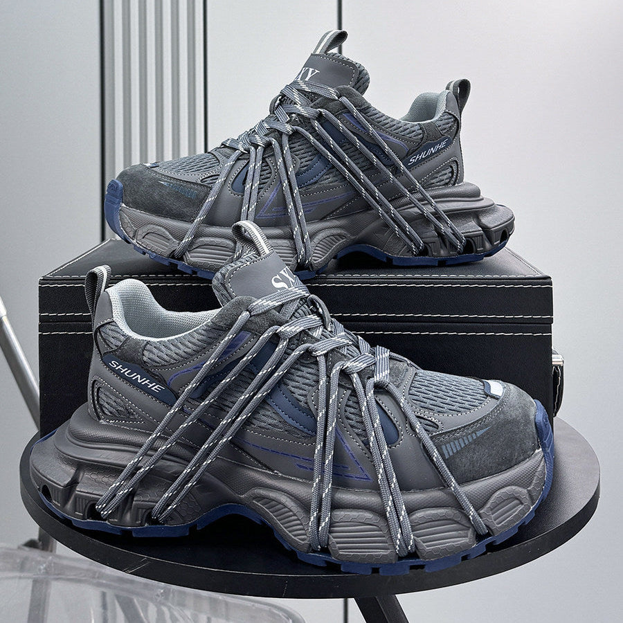 Breathable Platform Height-Increasing Dad Sneakers WN24764