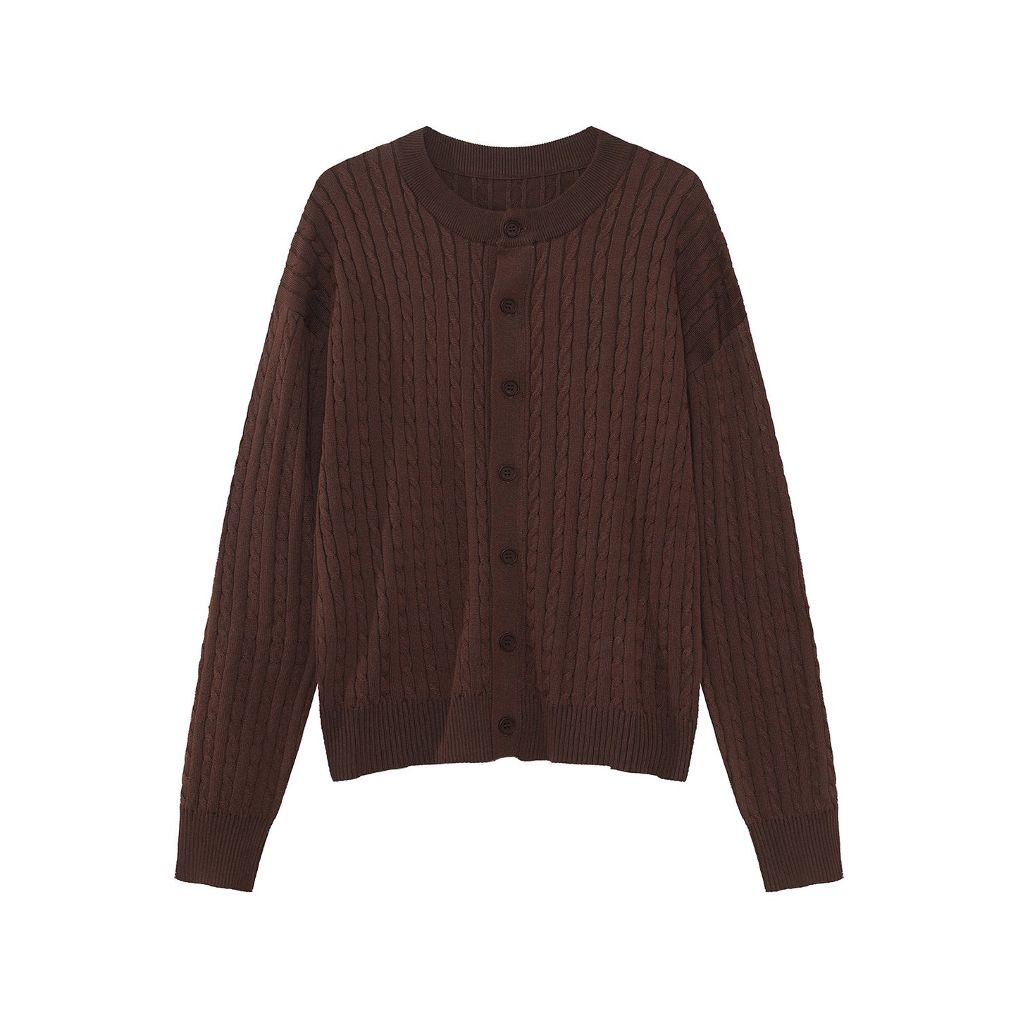 Cable Button Knit Cardigan WN24997