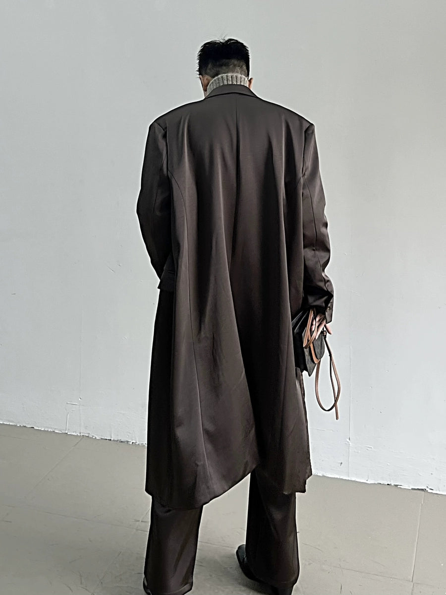 Satin-Touch Oversize Coat WN11671