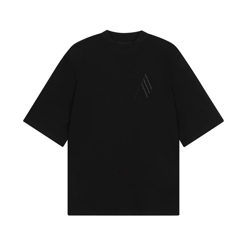 Oversized Shoulder Pad Short Sleeve T-Shirt WN19339