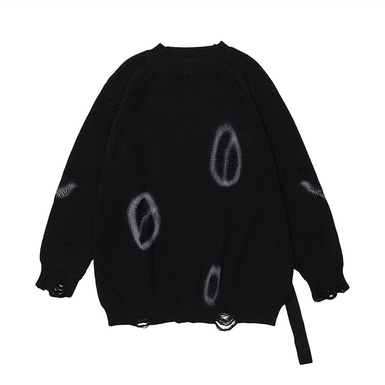 Damage Design Oversize Knit Sweater WN12409