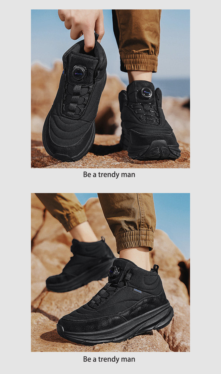 High-Top Panel Platform Sneakers WN23369