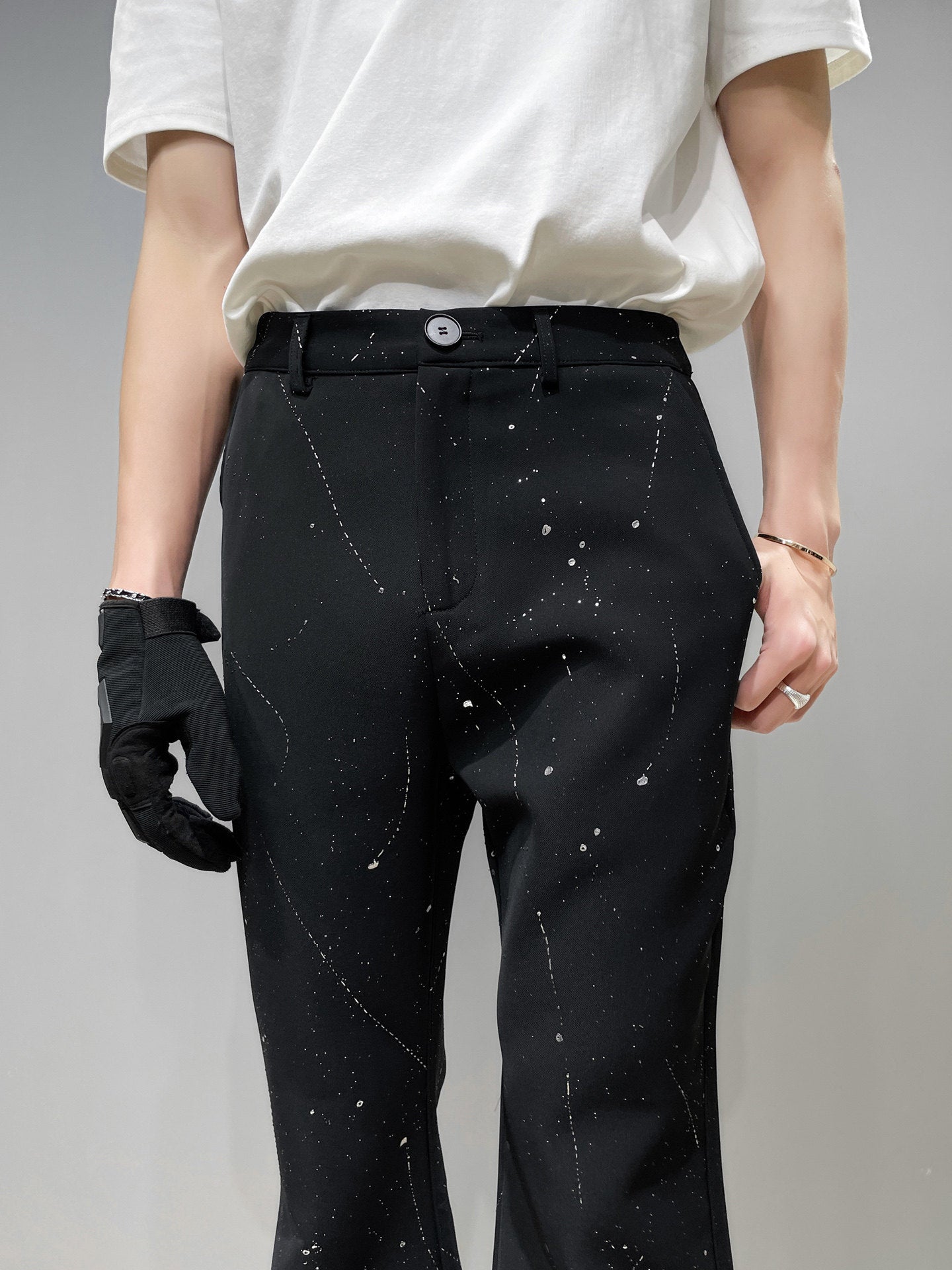 Splatter Star Flare Trousers WN23964