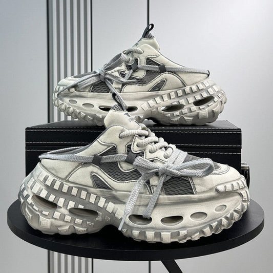 Mesh Thick Sole Dad Sneakers WN24747
