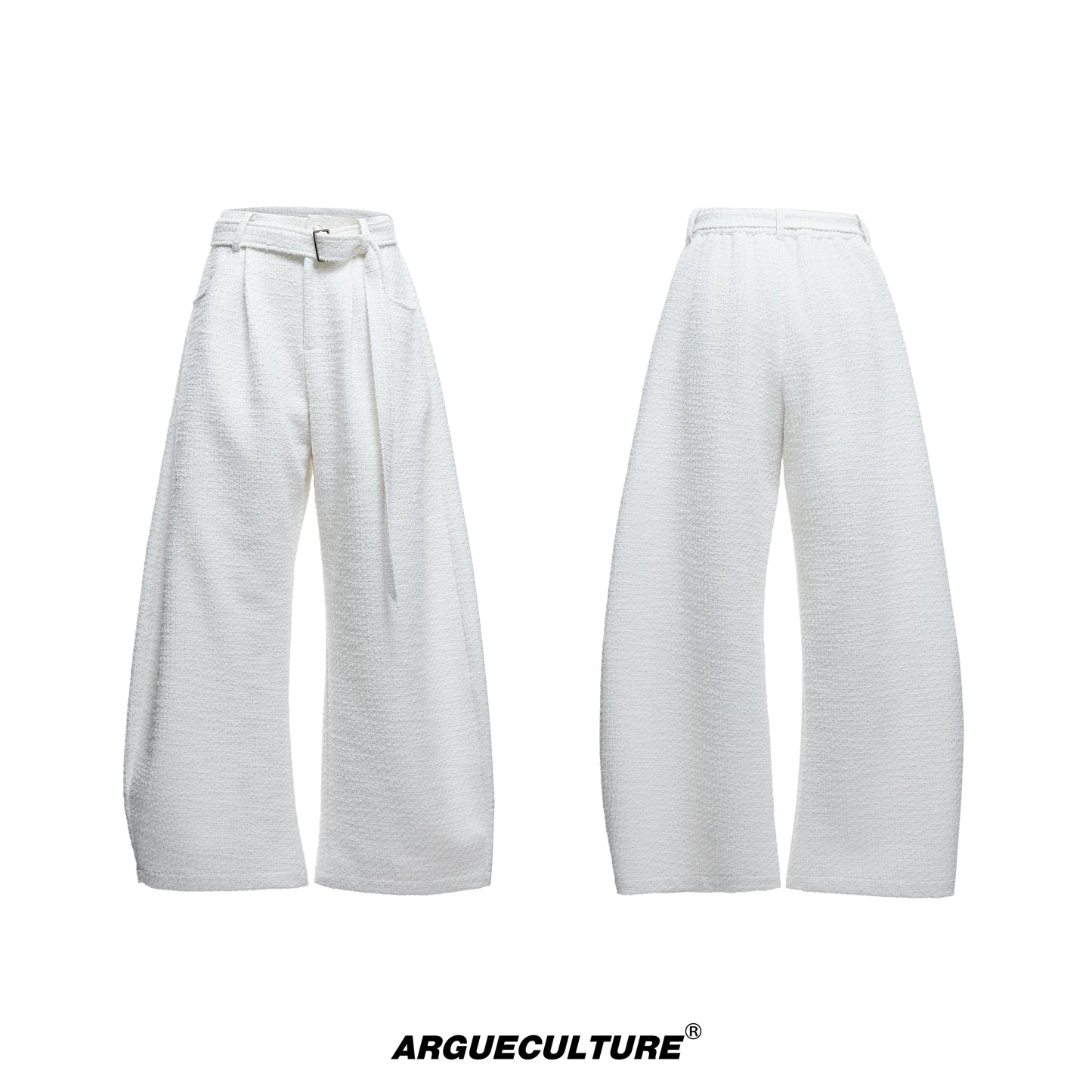 Pearl Button Textured Jacket & Wide Leg Pants Setup WN20529