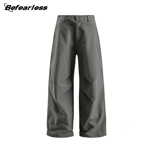 Crinkle Panel Wide Leg Pants WN26208