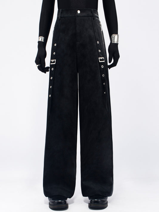 Buckle Strap Jacket & Buckle Strap Flare Pants Setup WN23681