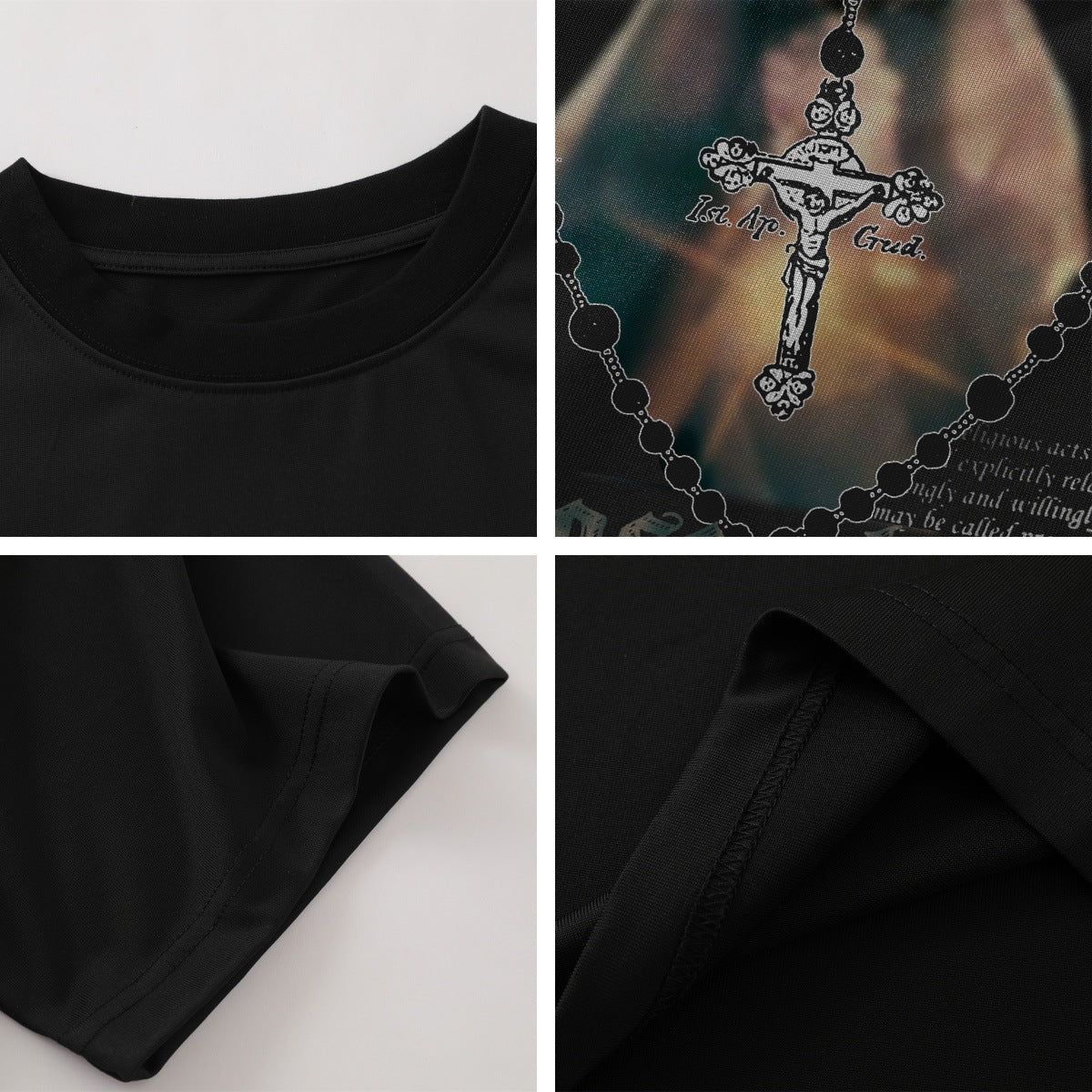 Graffiti Design Oversize Short Sleeve T-Shirt WN15065