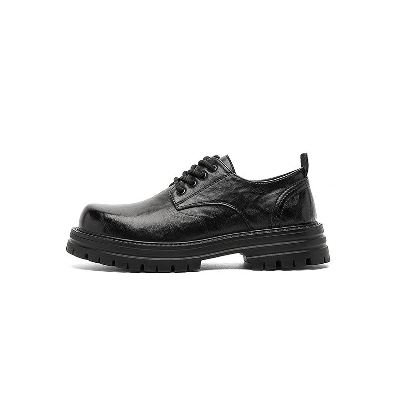 Glossy Chunky Sole Lace-Up Shoes WN23433