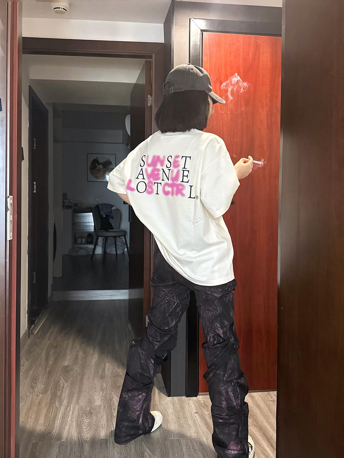 Dual Damage Pleats Flare Pants WN15763