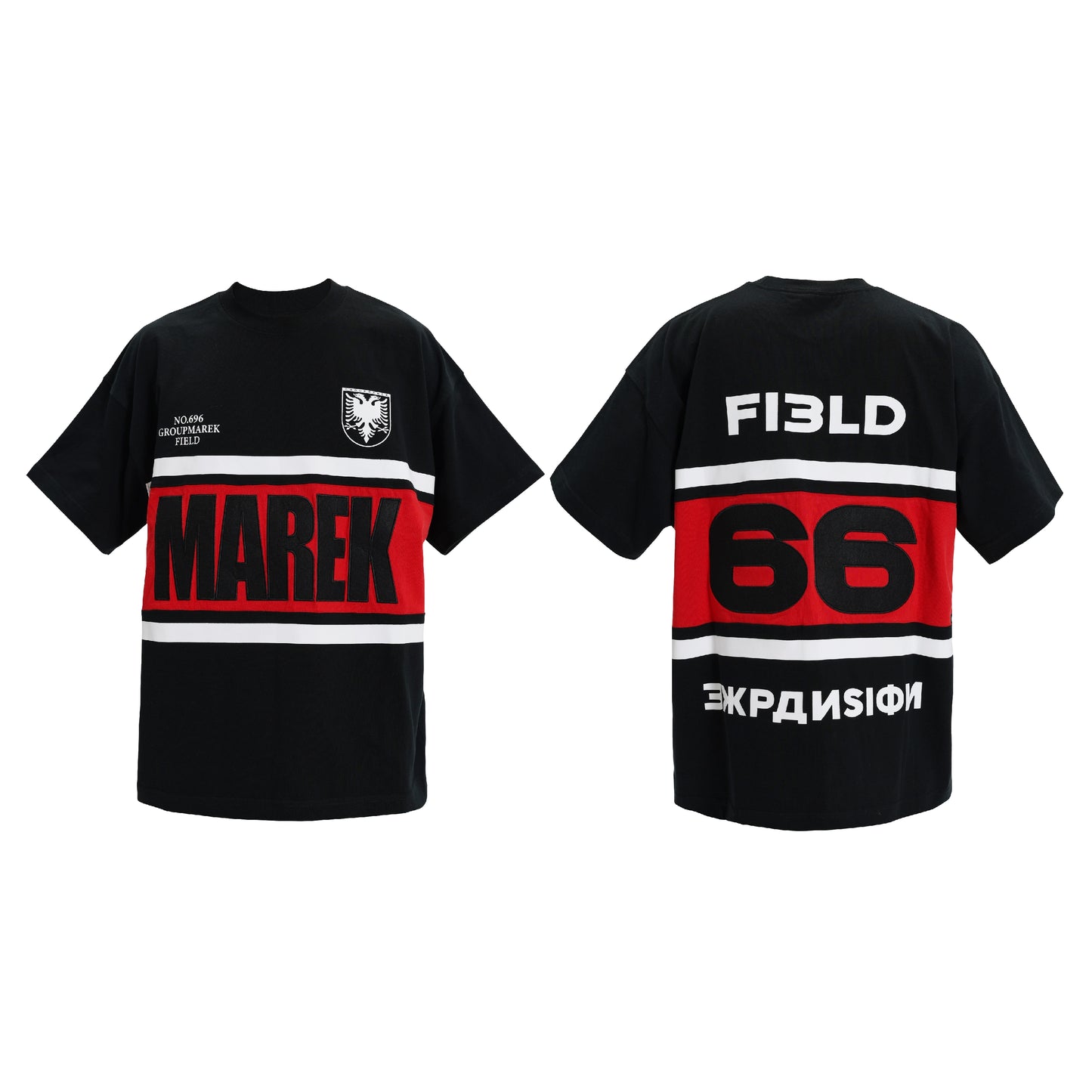 Graphic Letter Embroidery Short Sleeve T-Shirt WN17230