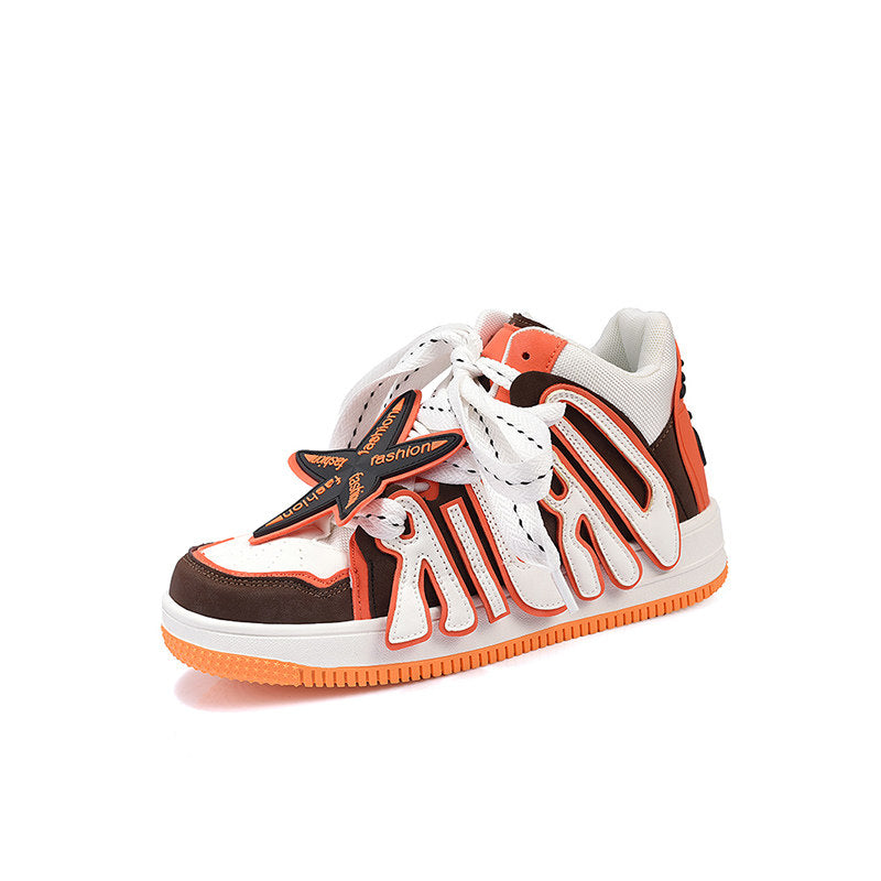 High-Top Starfish Design Sporty Sneakers WN23413