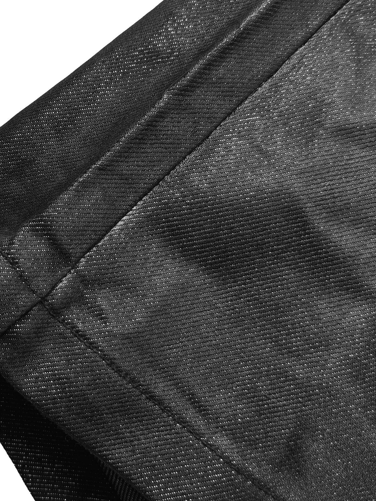 Zipper Pocket Hand-Paint Coating Flare Denim Jeans WN27080