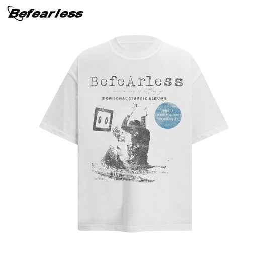 Washed Graphic Oversize Short Sleeve T-Shirt WN26383