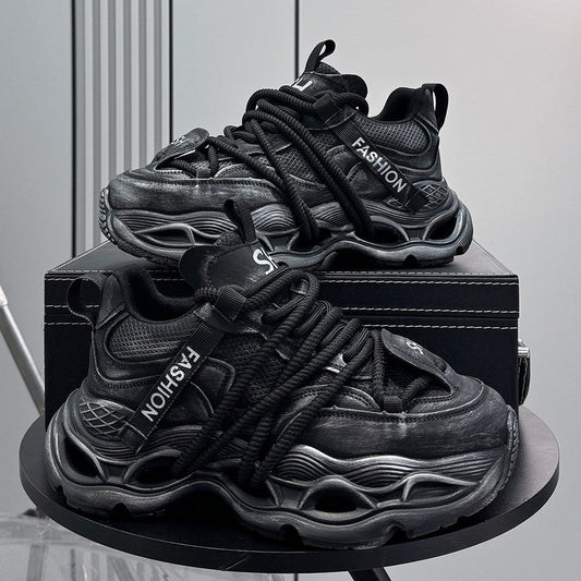 Rope Thick Sole Dad Sneakers WN24768