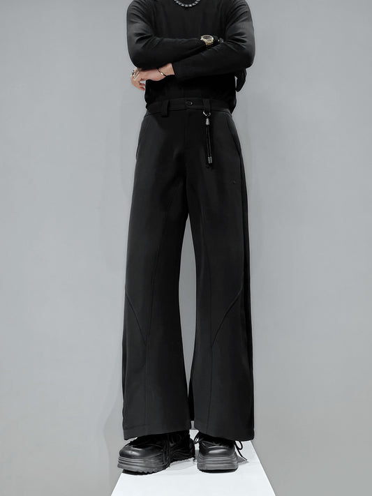 Curved Wide Leg Trousers WN23909