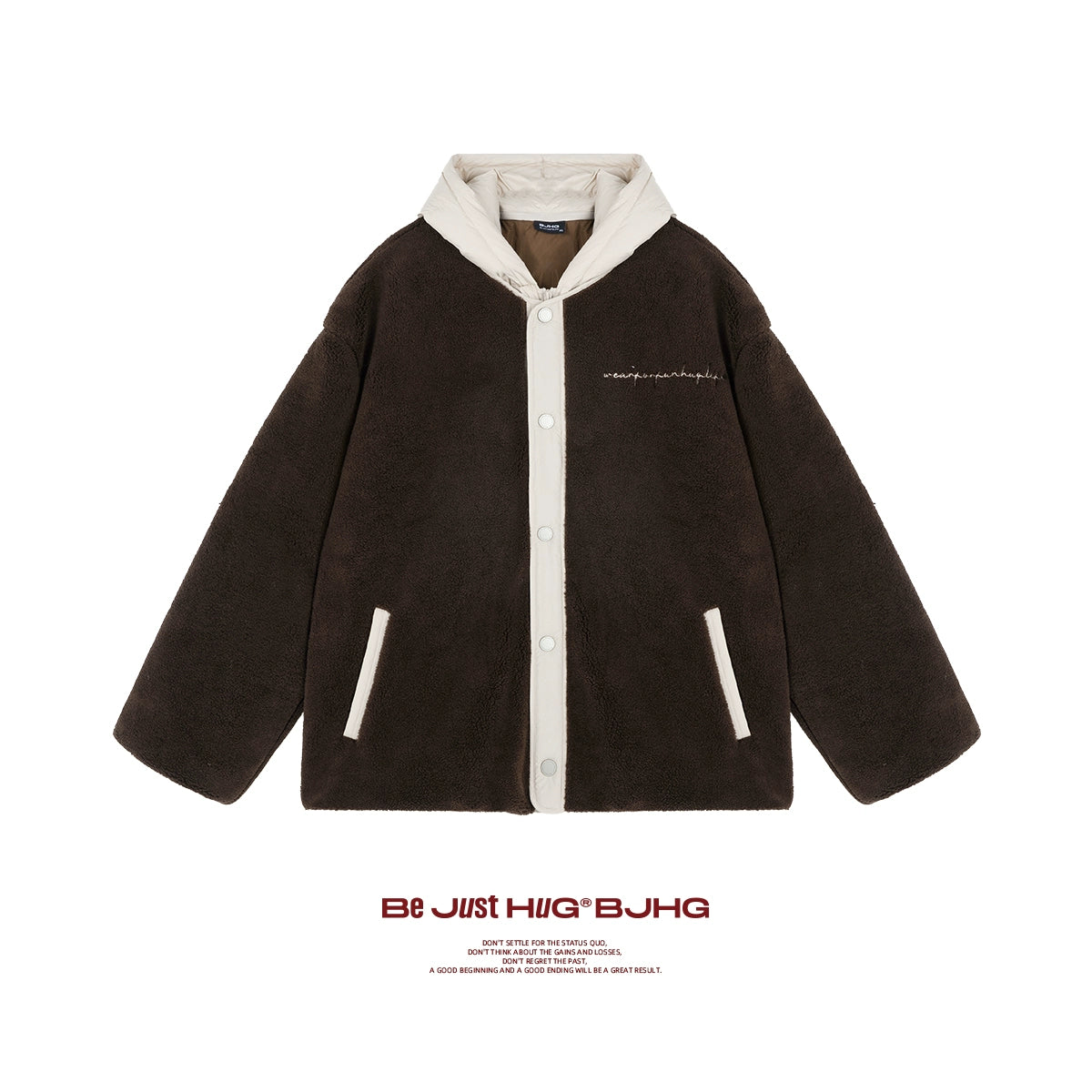 Detachable Down Liner Hooded Boa Jacket WN9816