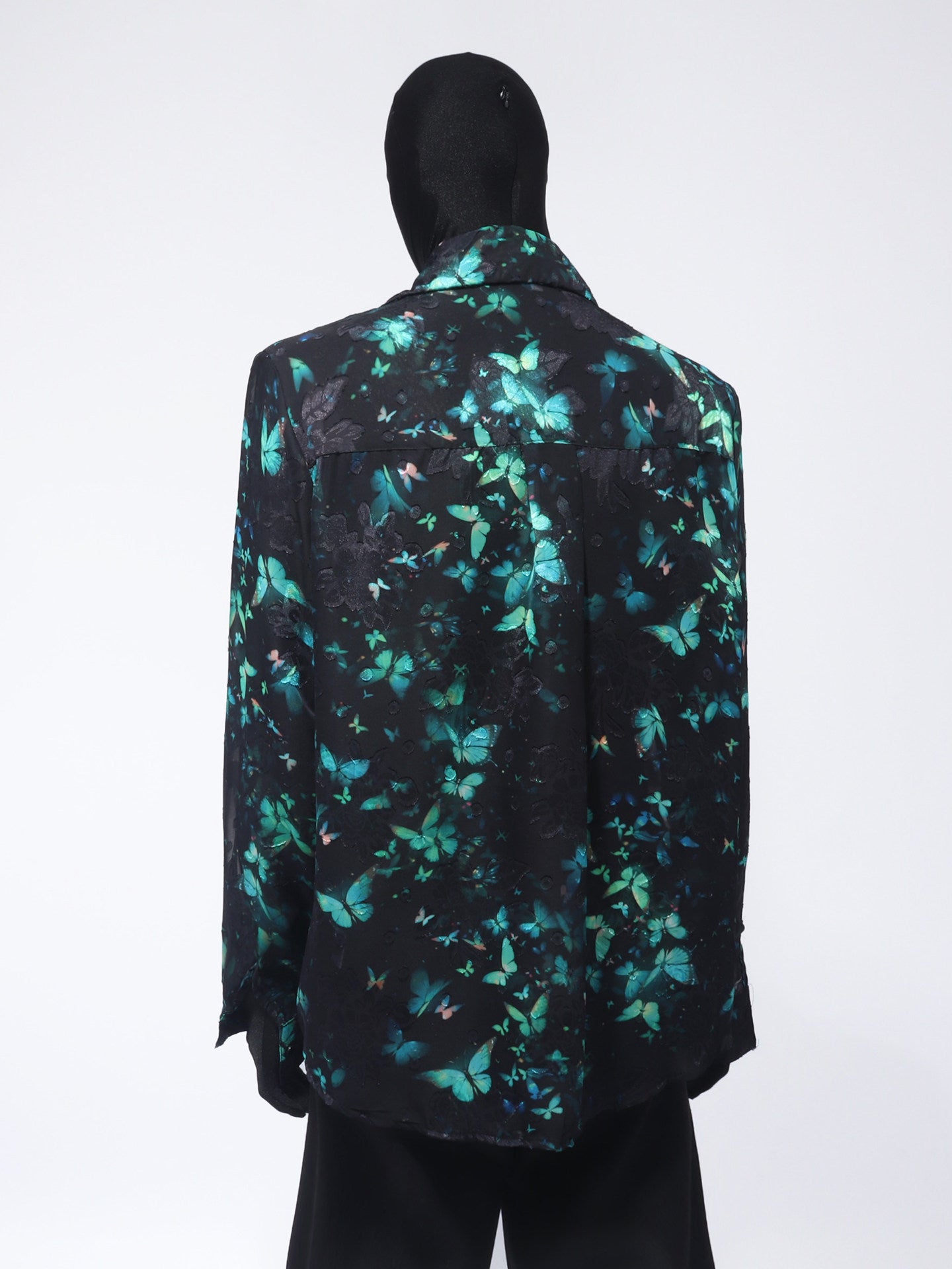 Butterfly Pattern Oversize Shirt WN23705