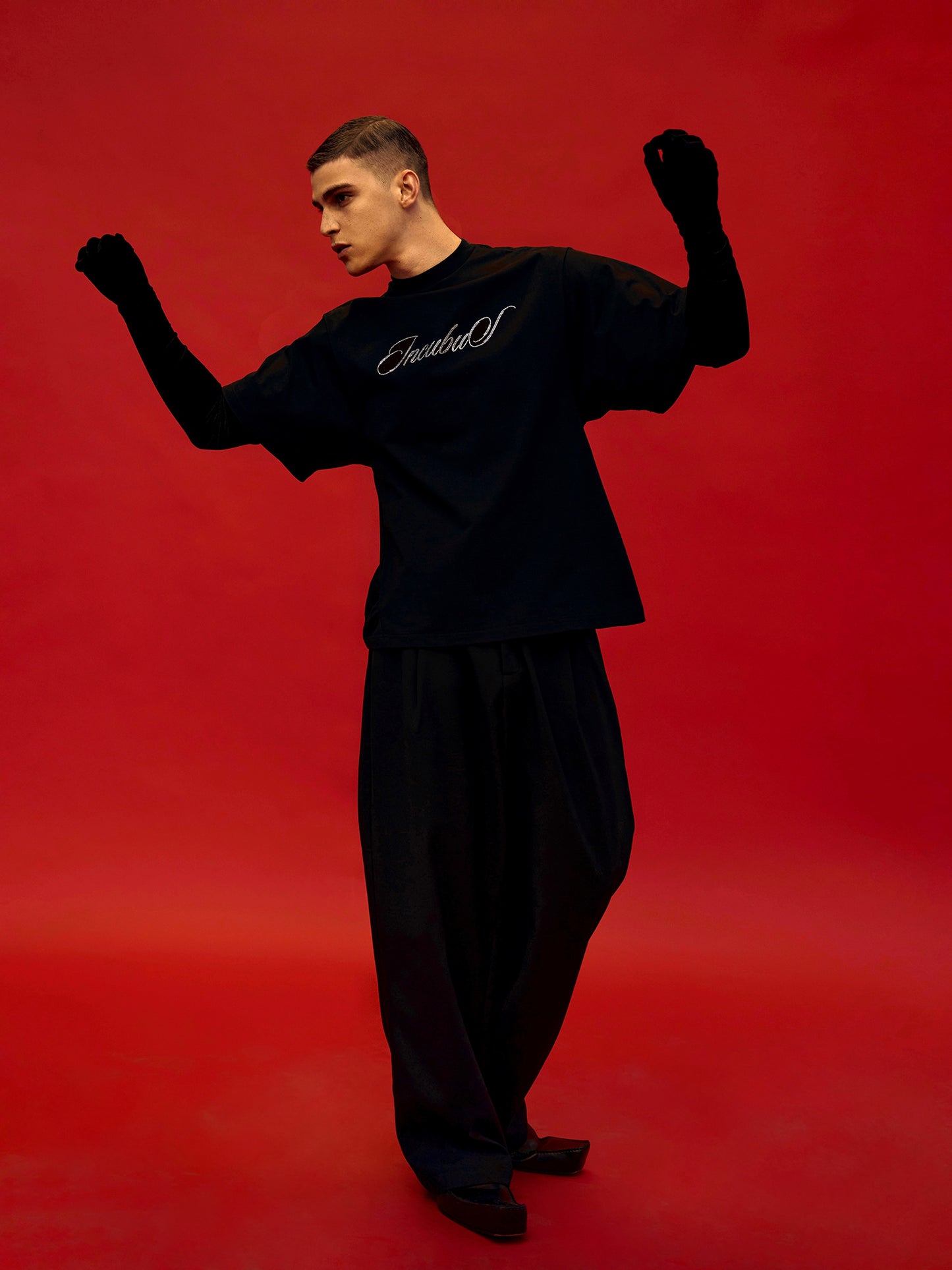 Rhinestone Structured Short Sleeve T-Shirt WN15171