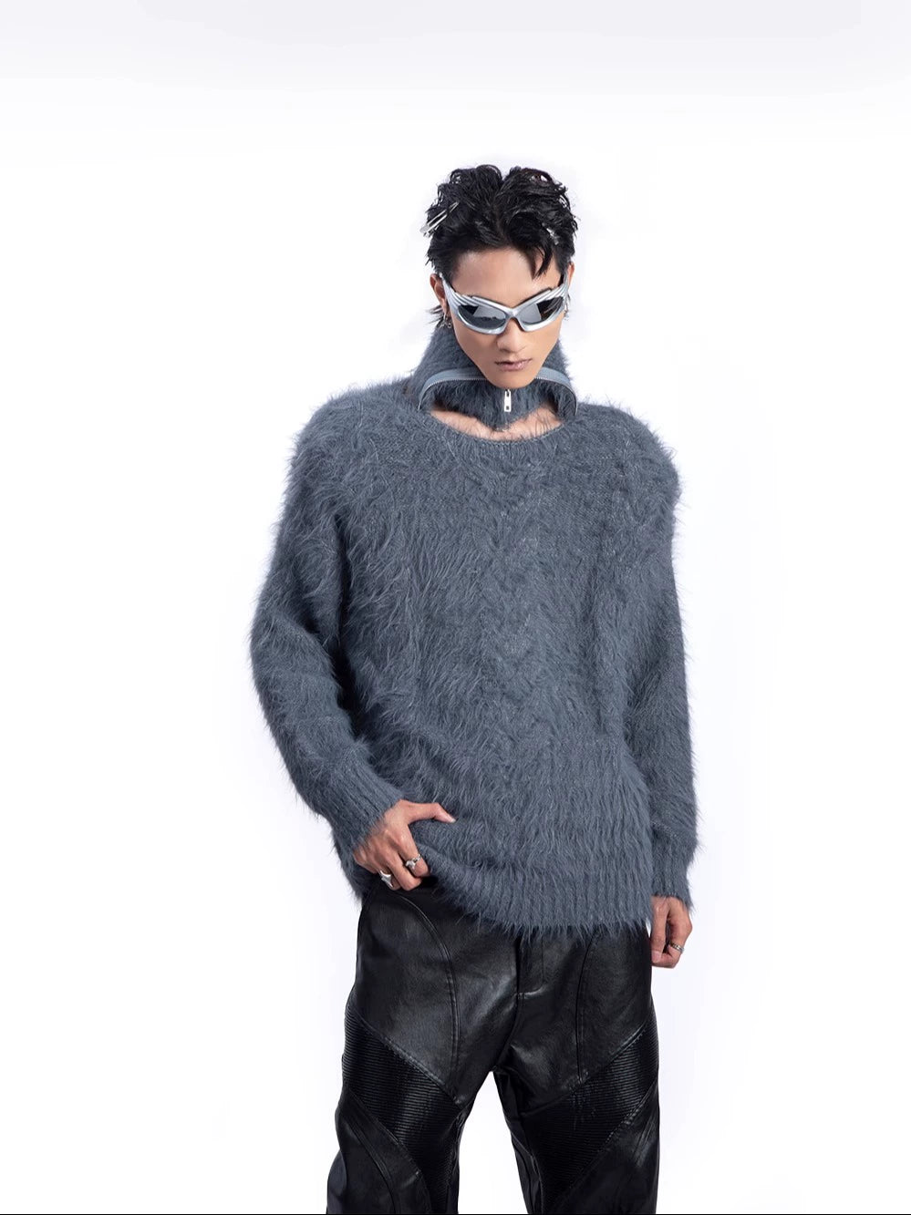 Fake fur sweater discount