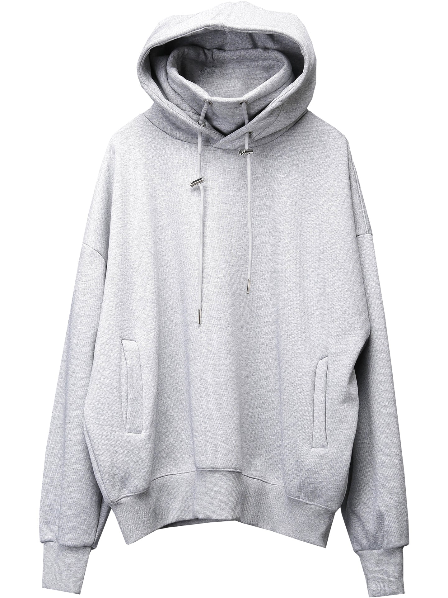 High-Neck Oversize Fleece Lining Hoodie WN22315