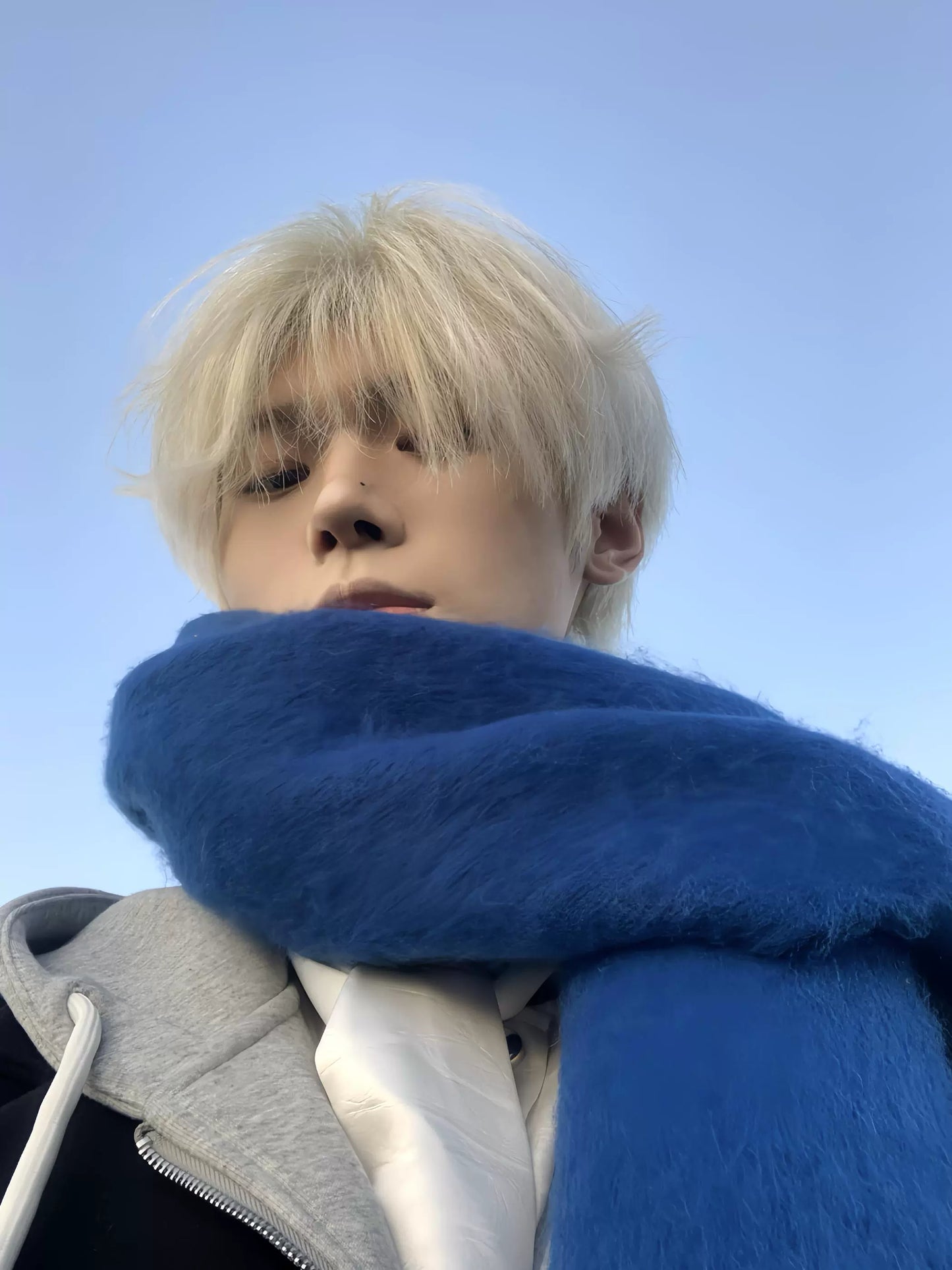 Blue Color Scarf WN19810