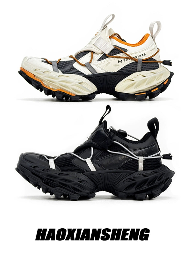 Chunky Sole Mesh Design Shoes WN19176