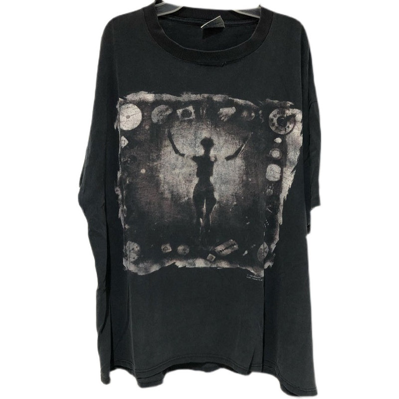 Oversize Washed Graphic Print Short Sleeve T-Shirt WN16462