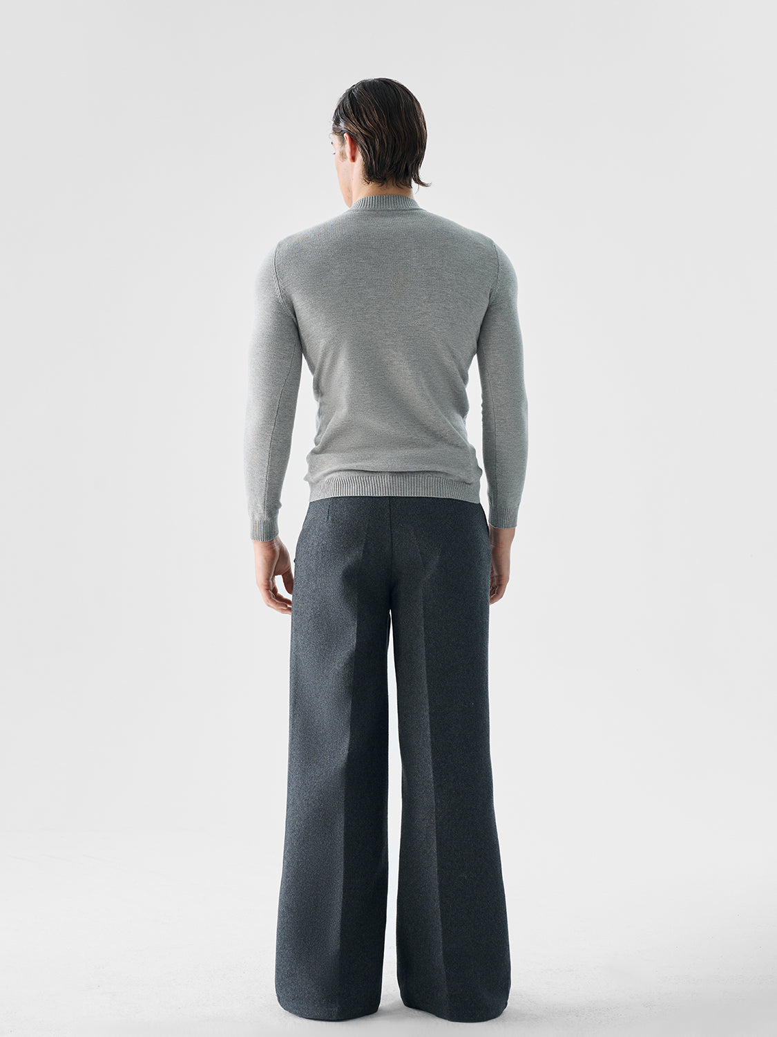 Half High-Neck Knit Sweater WN15184