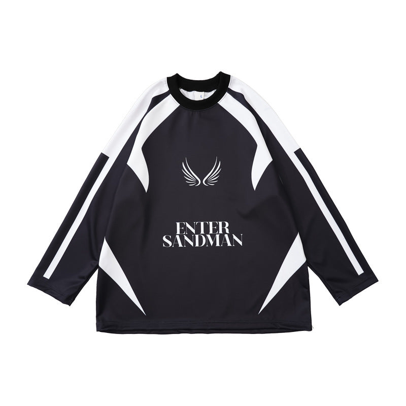 Windproof Golden Ratio Line Long Sleeve T-shirt WN12602