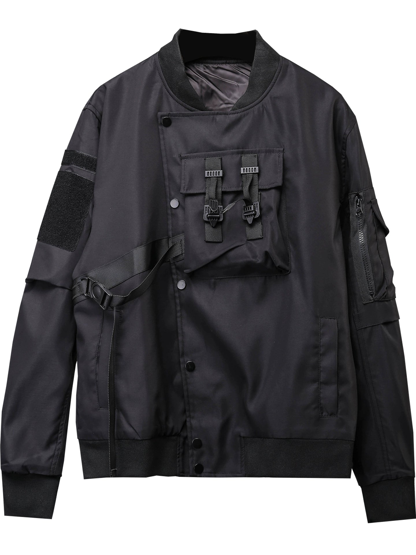 Large Pocket Buckle Tactical Jacket WN22334