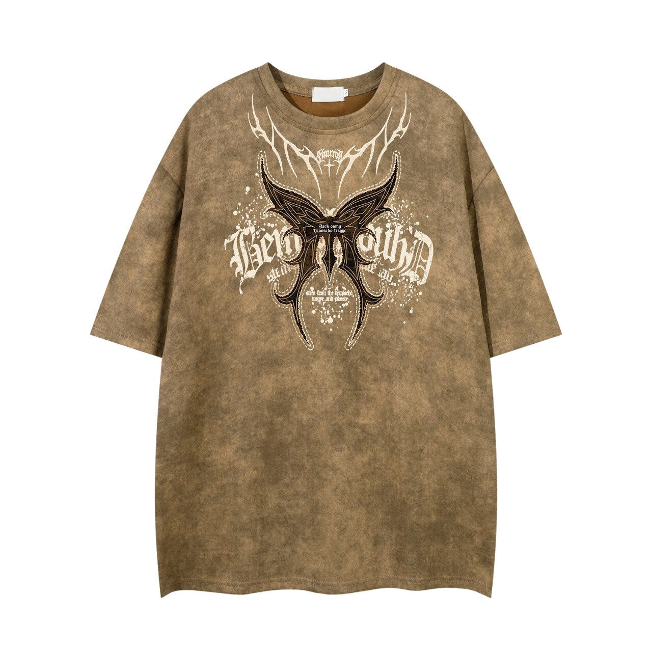 Graphic Print Oversize Short Sleeve T-Shirt WN24469