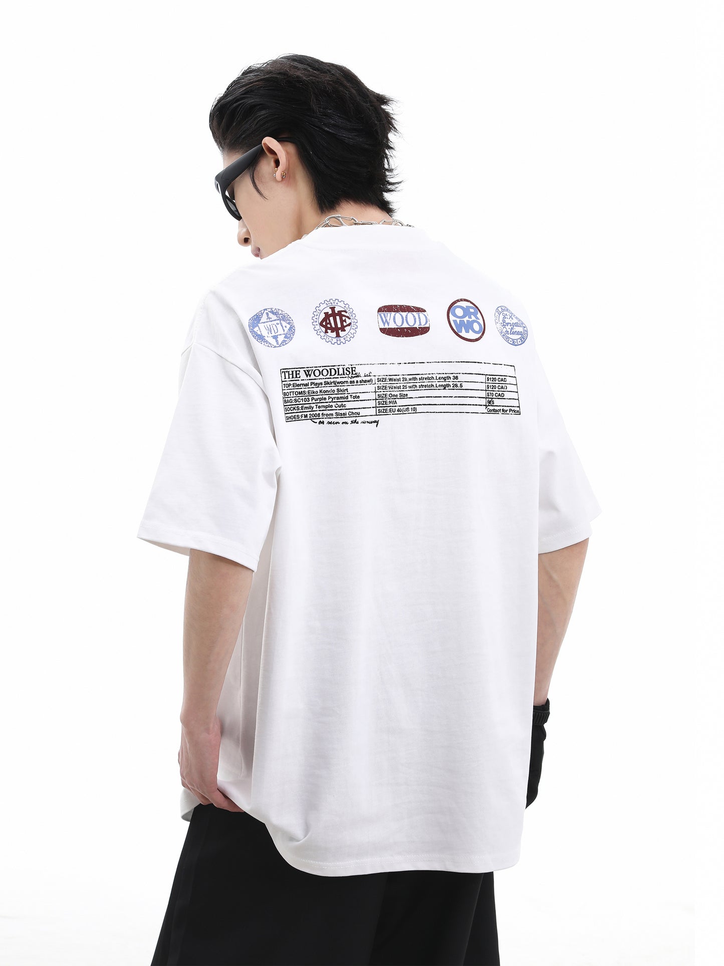 Rock Graphic Print Heavyweight Oversize Short Sleeve T-Shirt WN15695