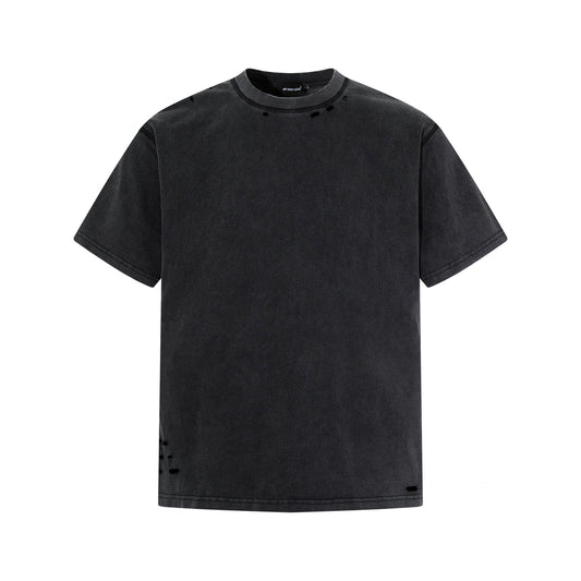 Washed Damage Short Sleeve T-Shirt WN25378