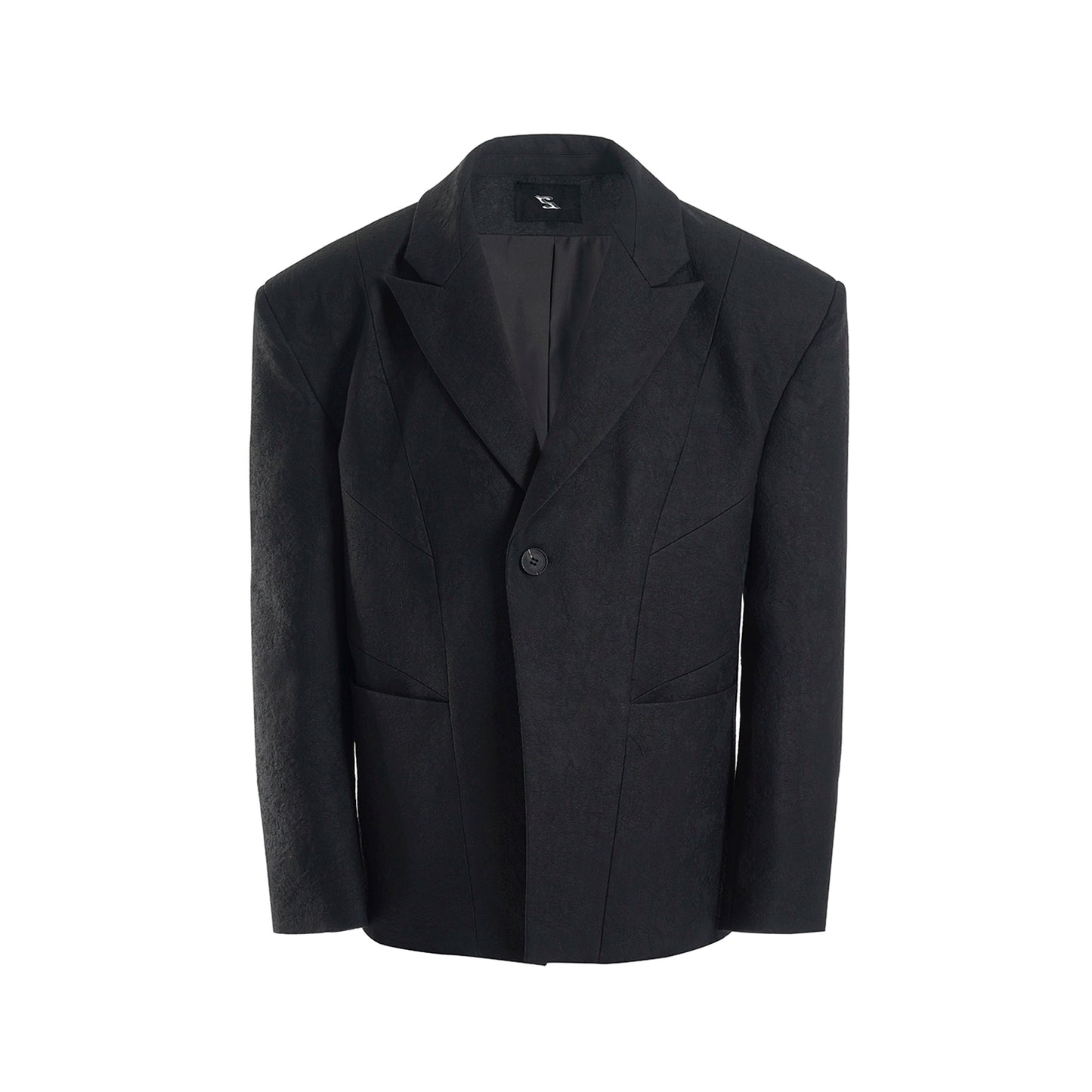 Oversize Shoulder-Pad Tailored Jacket WN13222