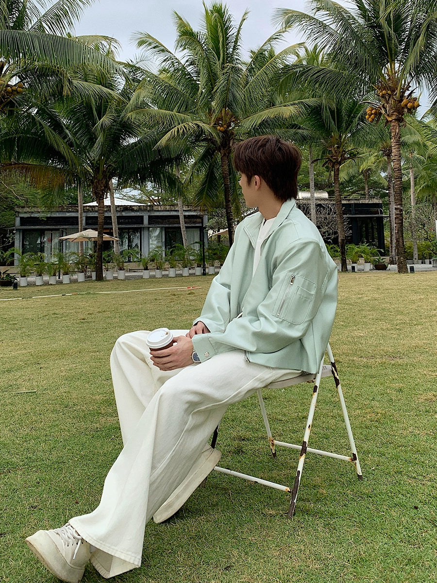 Stand Neck Zipper Jacket WN20393