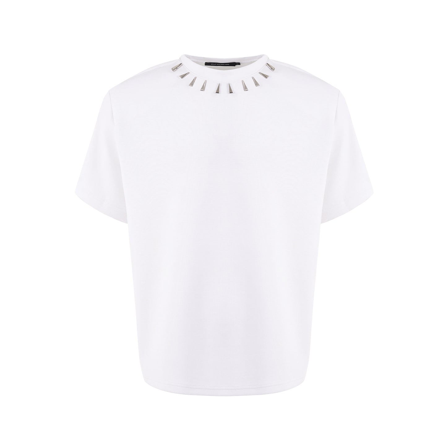 Metal Decor Short Sleeve T-Shirt WN14883