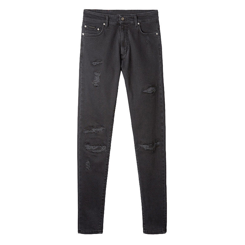 Patch Skinny Denim Jeans WN25137