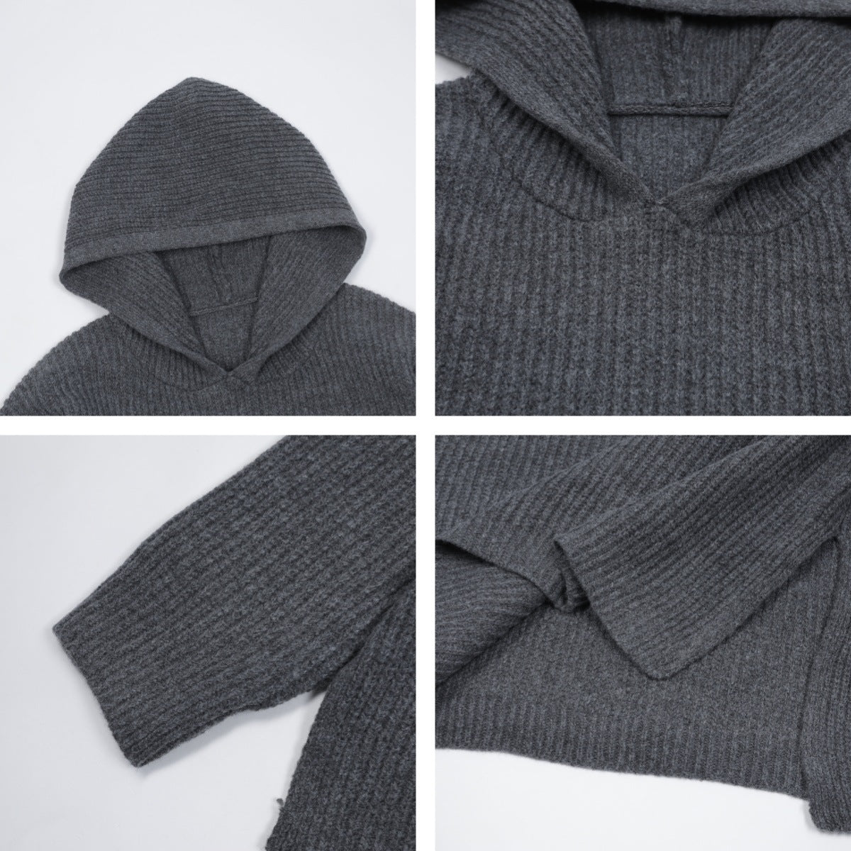 Oversize Knit Hoodie WN11552