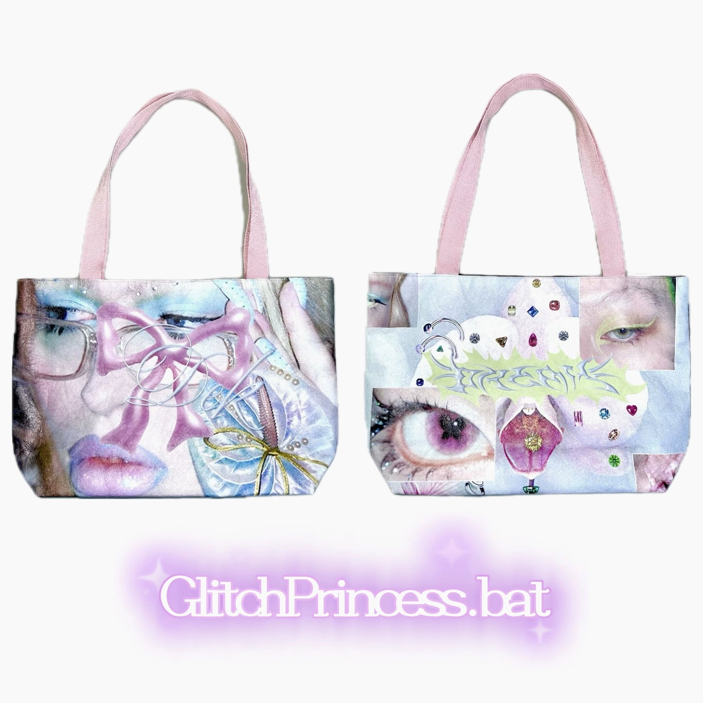 Graphic Print Tote Bag WN22248