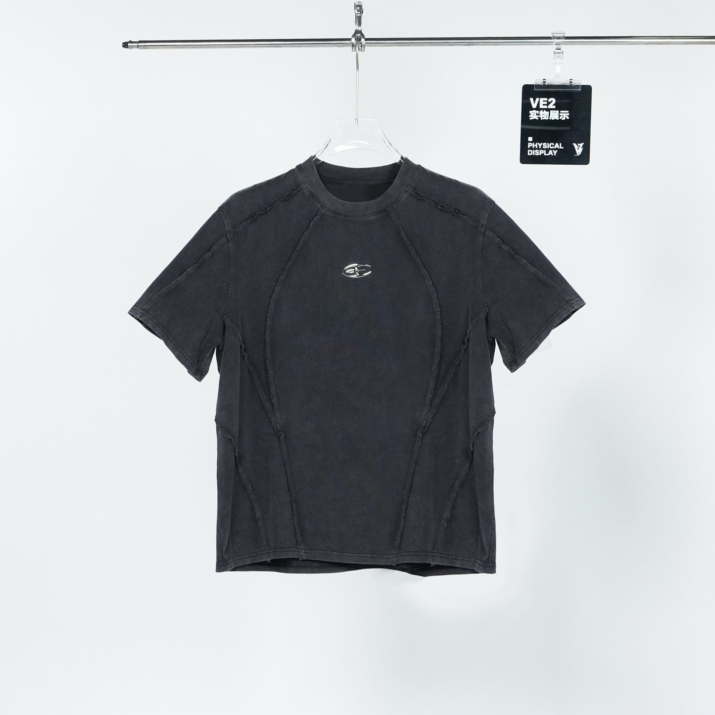 Seam Detail Short Sleeve T-Shirt WN24304